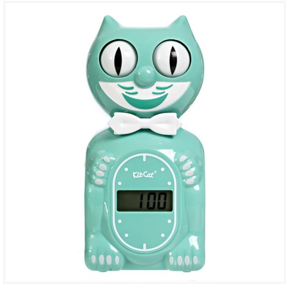 Solar powered Kit-Cat clock Digital Alarm Klock Ocean Waves - Picture 1 of 5